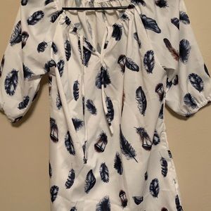 Feather blouse